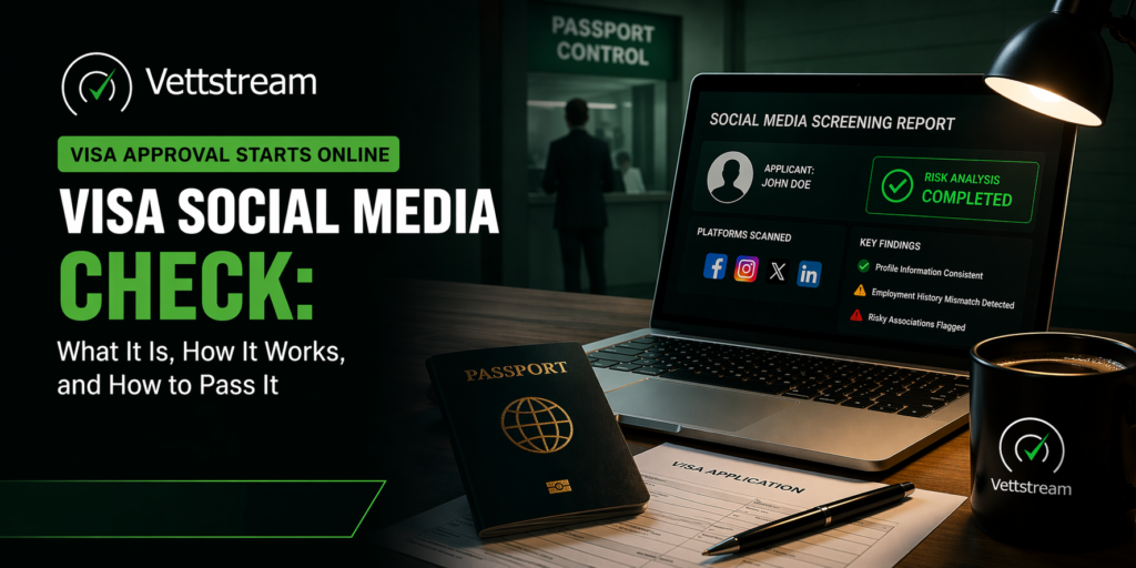 Visa Social Media Check