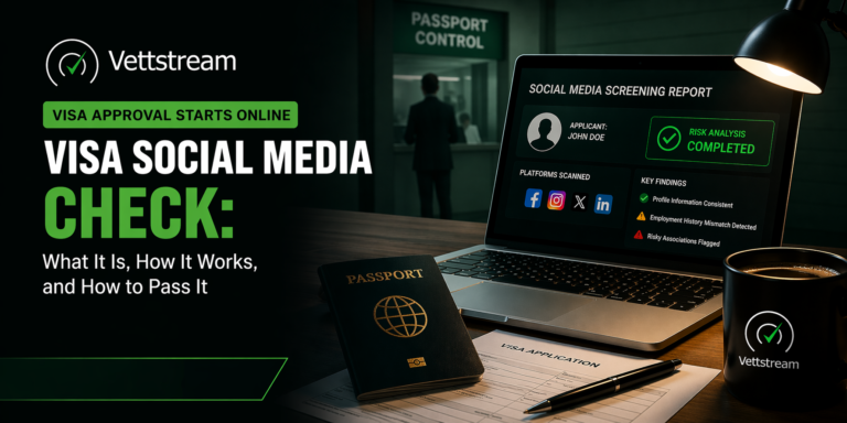 Visa Social Media Check